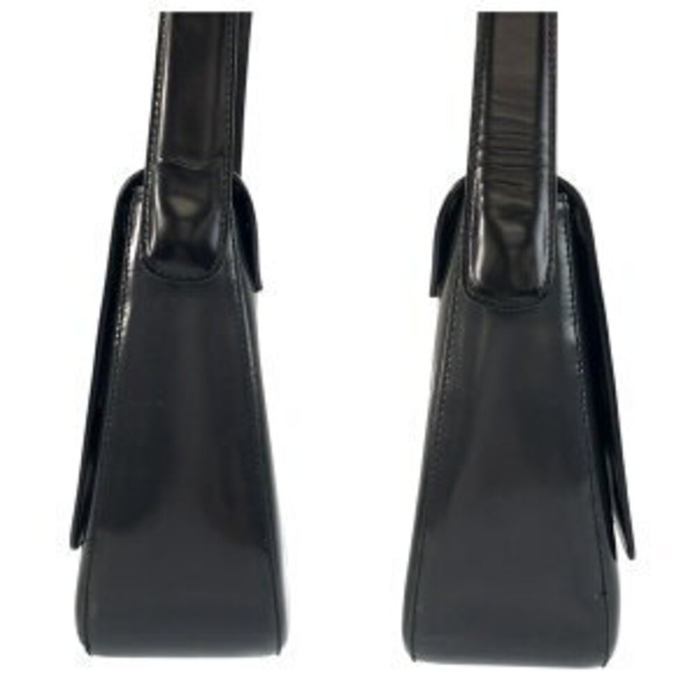 Prada shoulder black enamel bag handbag - Picture 8 of 10